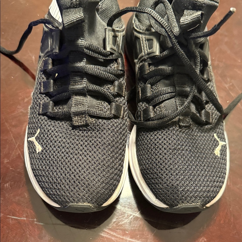 Puma Kids Shoes in Black and White